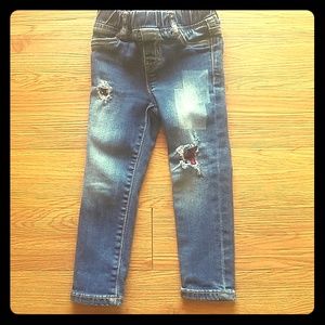 Baby GAP Repair Destruction Washed Out Jeggings